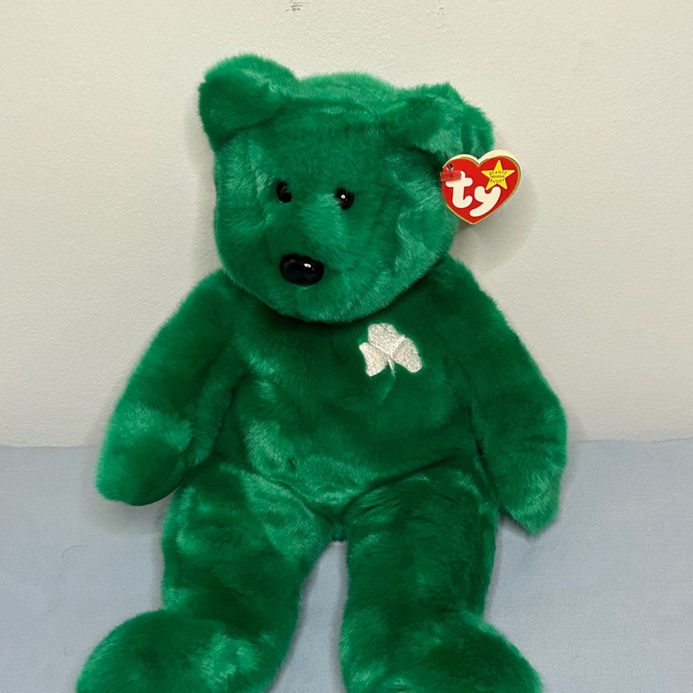 Ty Emerald Green Plush Bear
